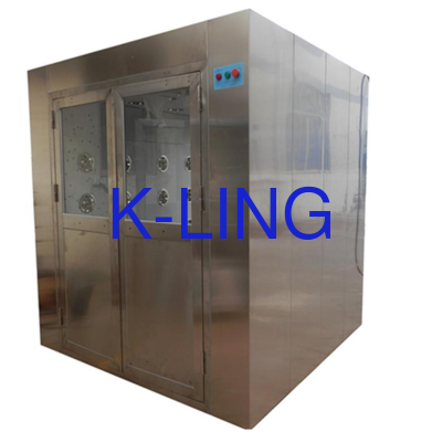 Module Assemble Type Stainless Steel Air Shower với bộ lọc HEPA mini-pleat H13 và nút dừng khẩn cấp