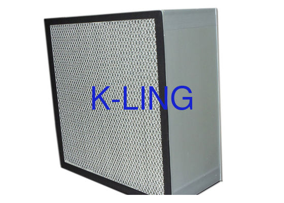 Khung nhôm H13 Pleat sâu HEPA Bộ lọc sợi thủy tinh Midea cho ngành công nghiệp