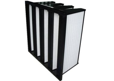 Trọng lượng nhẹ Bộ lọc bụi ngân hàng V cứng nhắc 4V, Bộ lọc điều hòa không khí hiệu quả F5 / F6