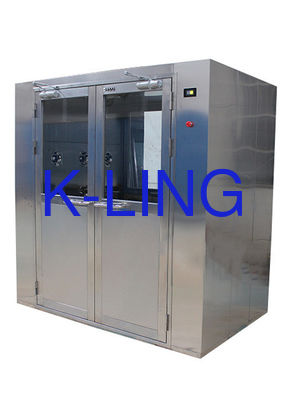 Interlock điện tử cửa đôi hàng không vòi hoa sen với hai bên thổi