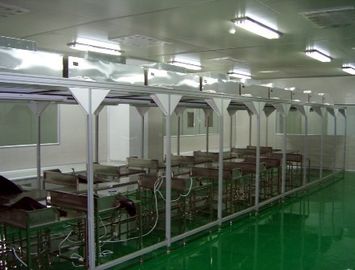 Thiết bị lọc không khí lớn Gian hàng làm sạch mềm lớn với bộ lọc H13 HEPA