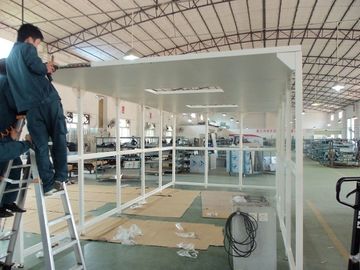 Thiết bị lọc không khí nhỏ gọn Softwall Phòng sạch với rèm lưới chống cổ
