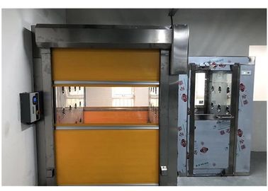 Phòng sạch lối vào phòng tắm đường hầm vòi hoa sen với cửa ra vào PVC tốc độ cao