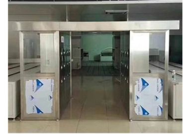 Phòng tắm không khí ồn thấp Phòng sạch tự động Cửa trượt đôi cho ngành công nghiệp dụng cụ chính xác