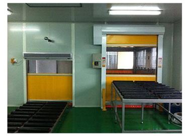Tốc độ gió 25 m / s Đường hầm phòng tắm không khí Tự động Rèm PVC Cửa cảm ứng Mở cửa