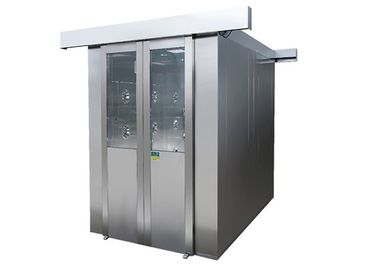 Cửa trượt đôi Phòng tắm sạch sẽ Không khí điều khiển tự động Màn hình LCD màu
