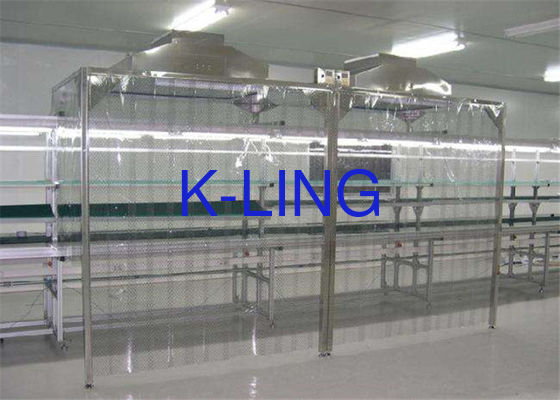 Nhà máy hóa chất Phòng sạch Softwall Thép sơn tĩnh điện Epoxy