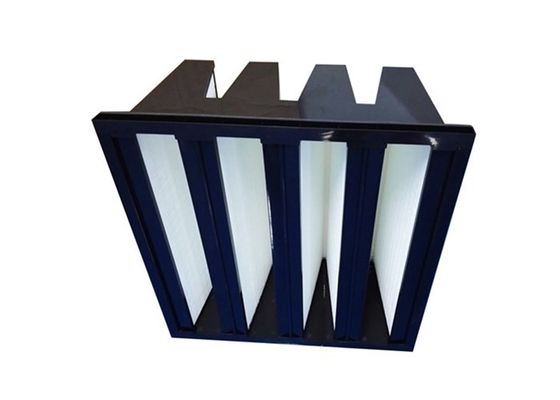 Khung nhựa F7 V Bộ lọc ngân hàng cho hệ thống điều hòa không khí