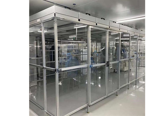 Dây chuyền lắp ráp Tủ luồng khí Laminar Class 100 / Phòng sạch Softwall