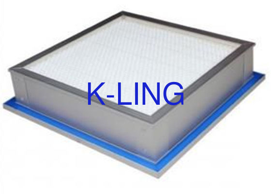 Bộ lọc không khí HEPA kín lỏng ngược với hiệu suất H13/H14 cho các phòng sạch dược phẩm phù hợp với GMP-E
