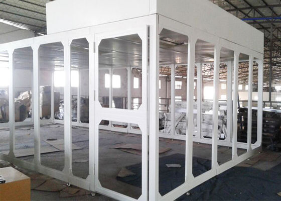 Phun phủ thép Di động Lớp 100 Gian hàng phòng sạch / Gian hàng Laminar Flow