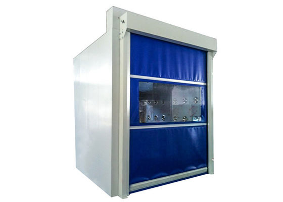 Cửa chớp nhanh Hầm phòng tắm không khí chở hàng Cắt giảm kích thước và màu sắc