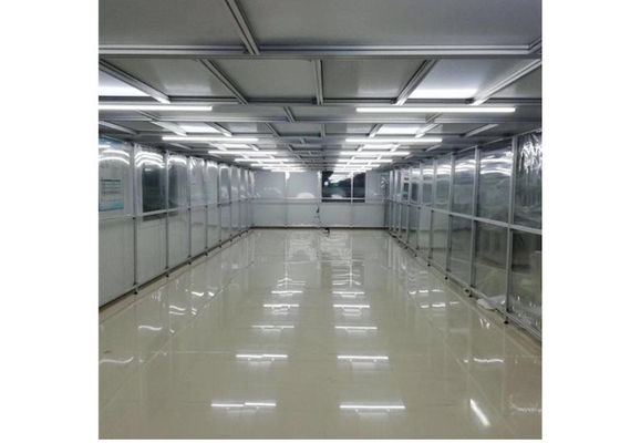 Điều khiển PLC Lớp 100 Phòng sạch Softwall Kích thước tùy chỉnh với bảo hành 1 năm