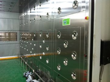 Đường hầm vòi hoa sen không khí loại T có thể di chuyển loại 1000 cho phòng sạch và xưởng