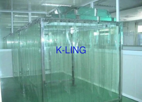 Lắp đặt dễ dàng Gian hàng sạch Phòng sạch Softwall Loại 100 Kích thước tùy chỉnh