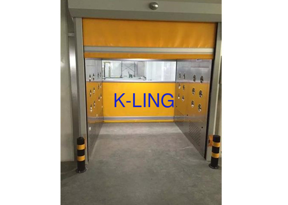 Cửa cuốn cửa chớp Hầm phòng tắm không khí với tủ thép không gỉ và bộ lọc HEPA